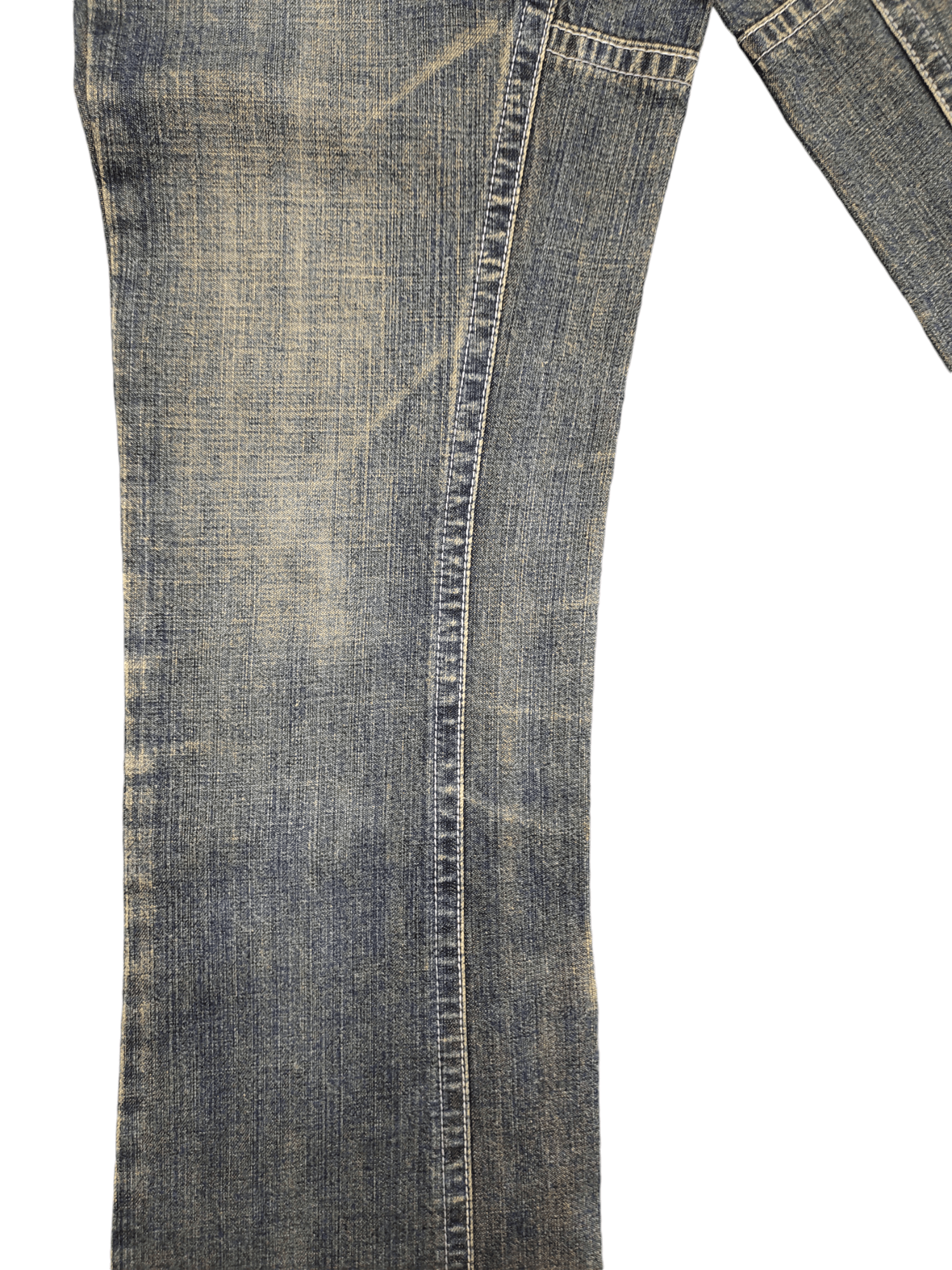 If Six Was Nine Flare Jeans Kyoto Homay Clawmark Faded Low Rise Bootcut Y2k Size US 28 / EU 44 - 9 Thumbnail