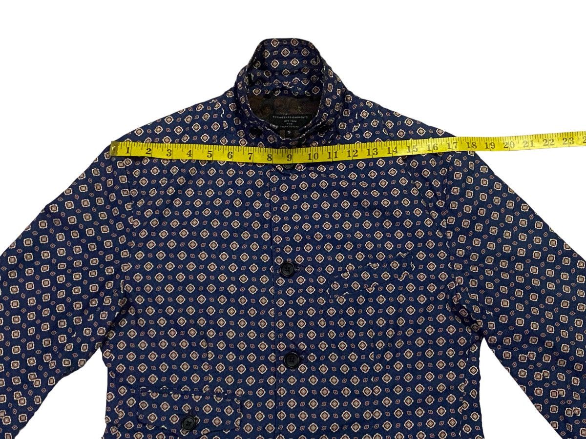 Engineered Garments Engineered Garments Navy Floral Multi-Pocket Jacket/Blazer Size S / US 4 / IT 40 - 6 Thumbnail