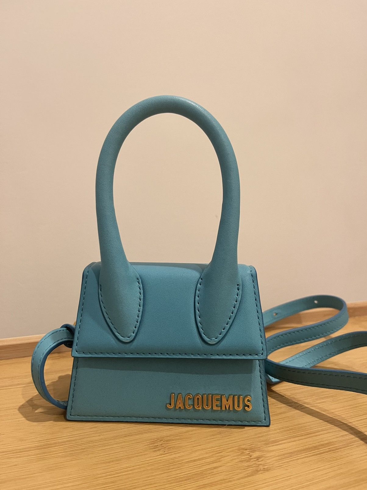 Jacquemus JACQUEMUS mini chiquito bag in turquoise blue Size ONE SIZE - 2 Thumbnail