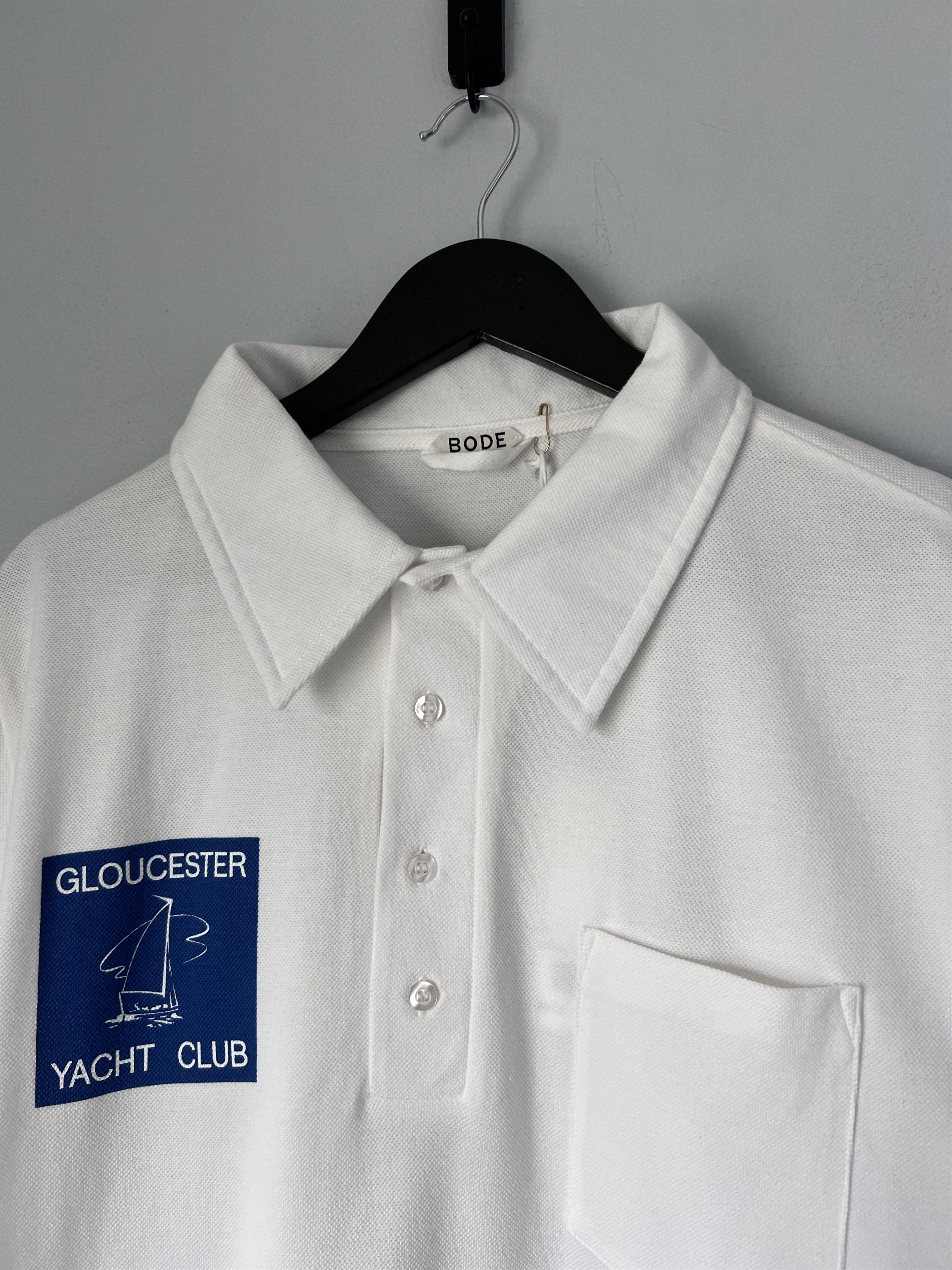 Bode Bode Gloucester Yacht Polo in White Size US XL / EU 56 / 4 - 2 Thumbnail