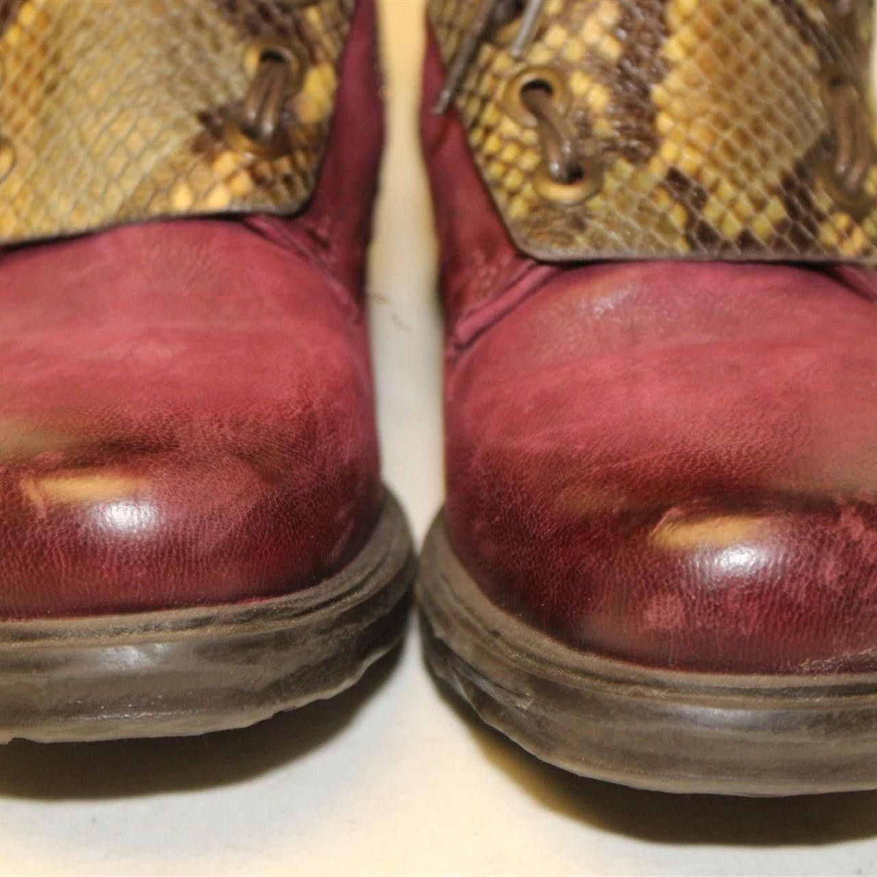 A.S.98 A.S.98 Italy Leather Snake Boots 36 Size US 6 / IT 36 - 5 Thumbnail