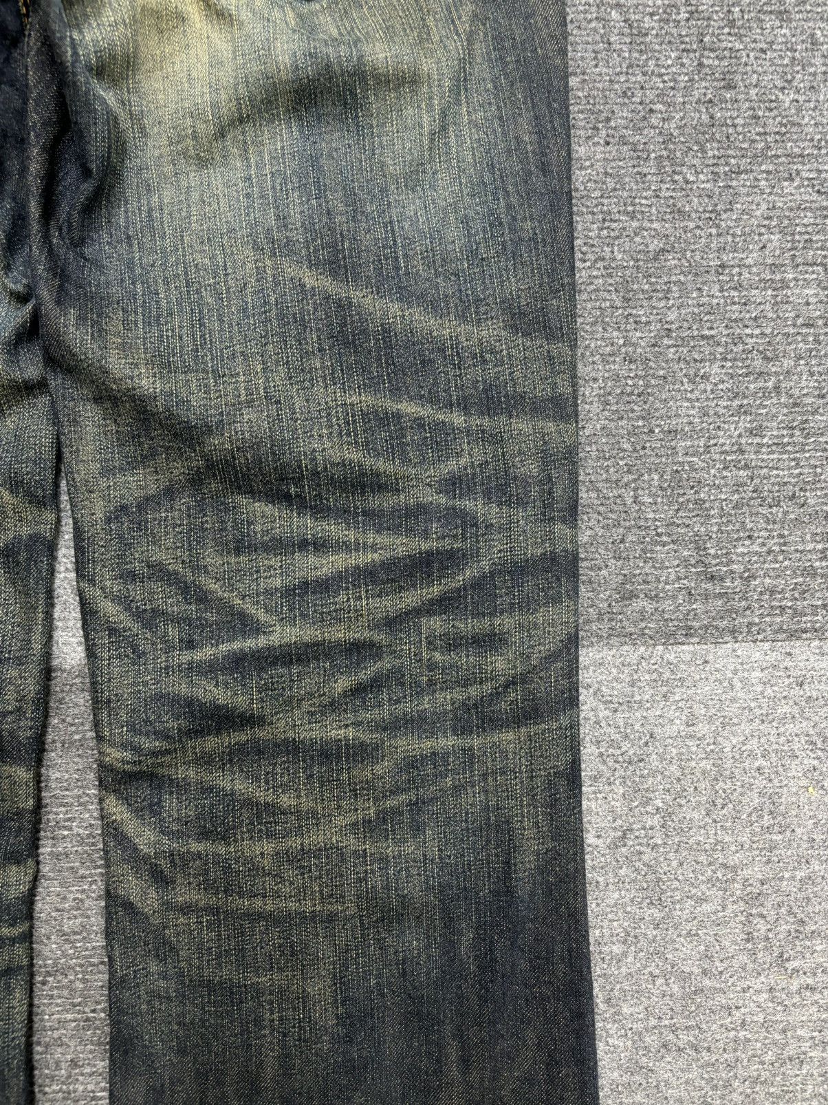 Edwin 💥90s Style💥Rare Insane Edwin 421 Rusty Fades Denim F462 Size US 31 - 17 Thumbnail