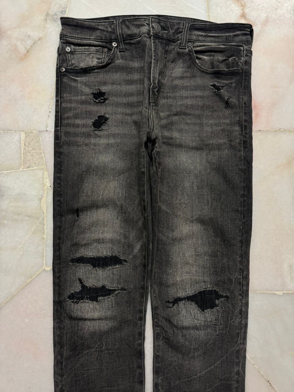 Japanese Brand 💥Insane💥Amiri Style Distress Ripped By American Eagle Size US 30 / EU 46 - 3 Thumbnail