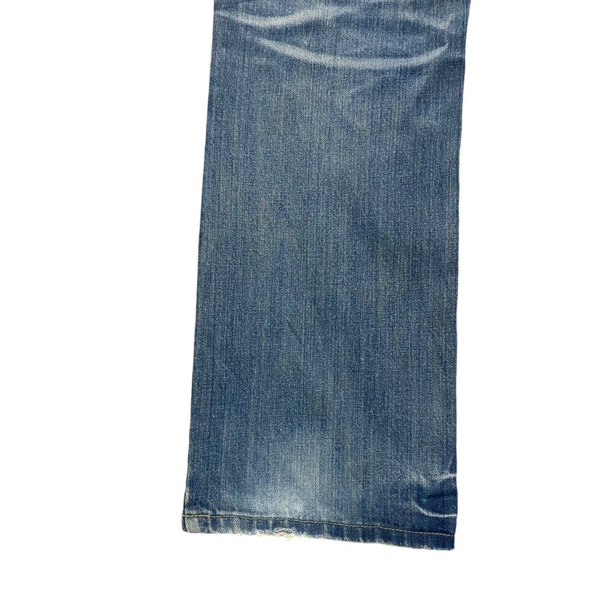 Japanese Brand CRAZY LEOPARD Denim Poker Jeans Ripped Size US 32 / EU 48 - 16 Thumbnail
