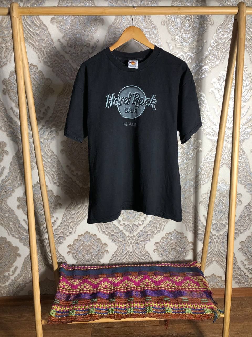 Hard Rock Cafe × Vintage VERY RARE HARD ROCK CAFE MIAMI BIG LOGO T-SHIRT RETRO 90s Size US L / EU 52-54 / 3 - 1 Thumbnail