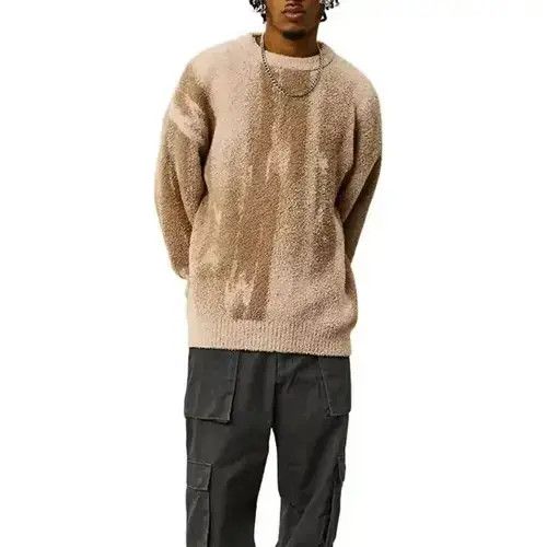 Other Tie Dye Beige Knit Sweater Size US M / EU 48-50 / 2 - 1 Thumbnail
