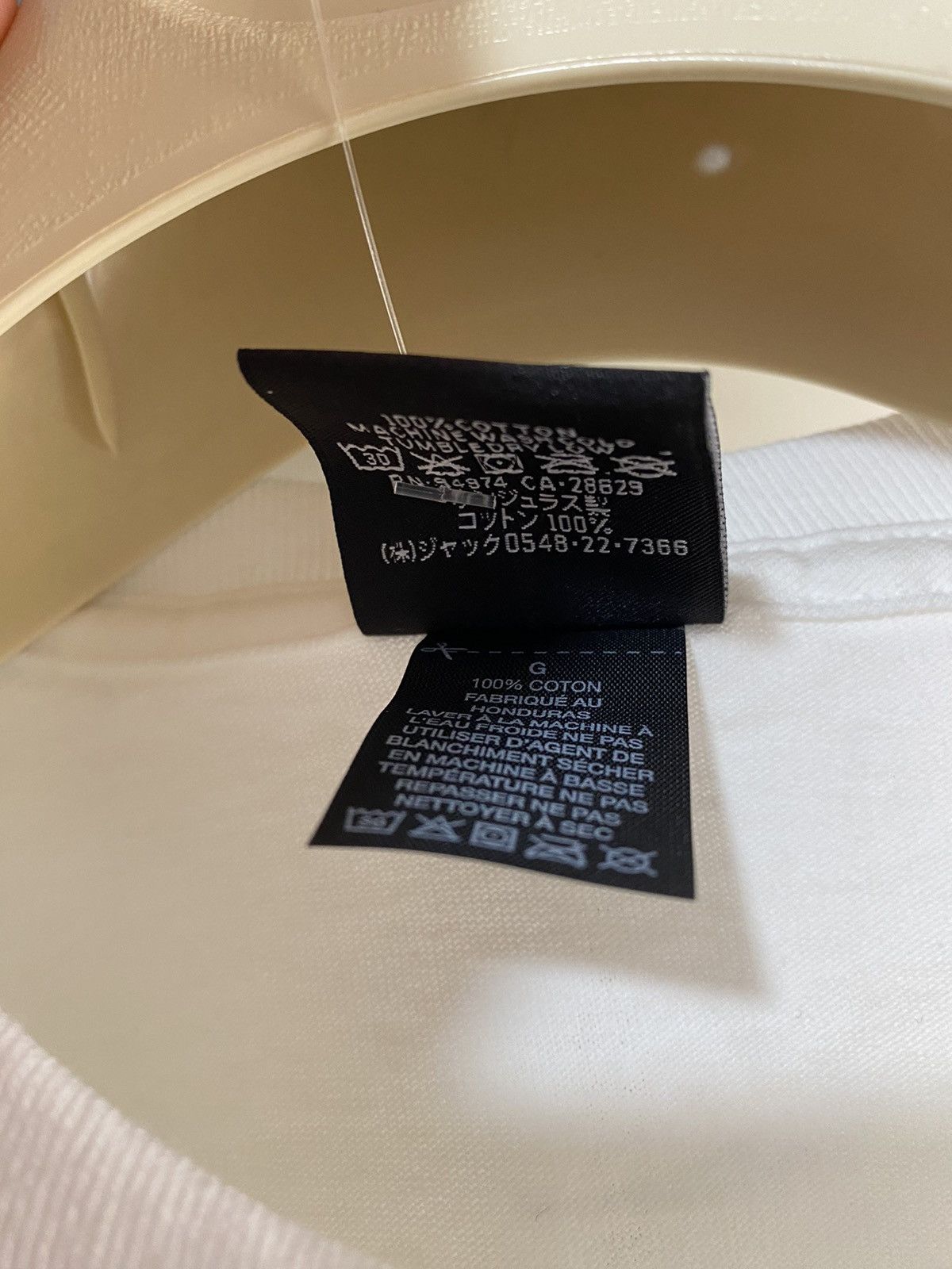 Stussy Stüssy Carton T-shirt, L, white, with print, new with tag Size US L / EU 52-54 / 3 - 8 Thumbnail