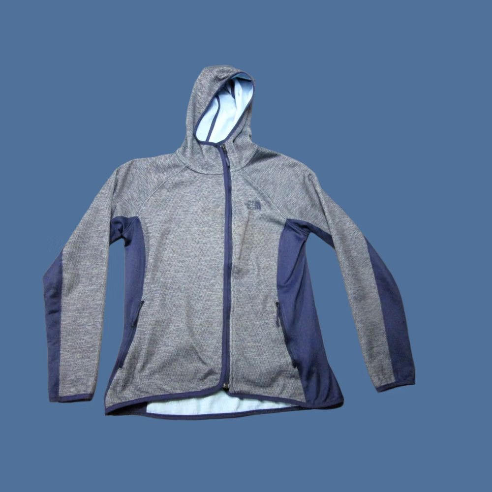 The North Face The North Face Jacket Womens L Blue Gray Hooded Arcata Outdoor Hiking Size L / US 10 / IT 46 - 1 Thumbnail