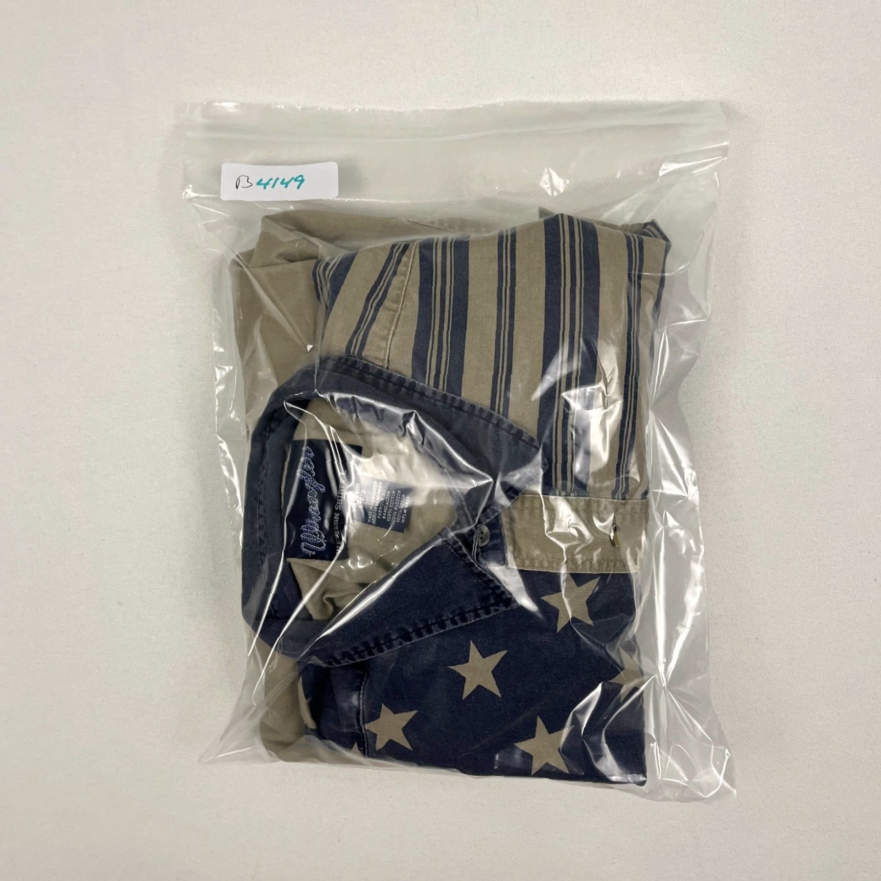 Wrangler VINTAGE Wrangler Shirt Mens L / XL Brown Blue Pearl Snap USA Flag Western Rockability Shirt Size US L / EU 52-54 / 3 - 7 Thumbnail