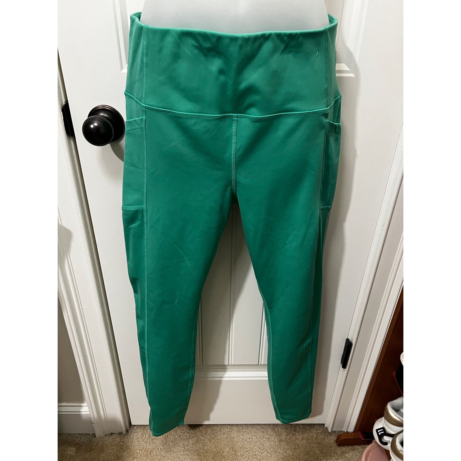 Avia Core Performance High Rise Leggings Green Pockets Large Size 34" / US 12 / IT 48 - 5 Thumbnail
