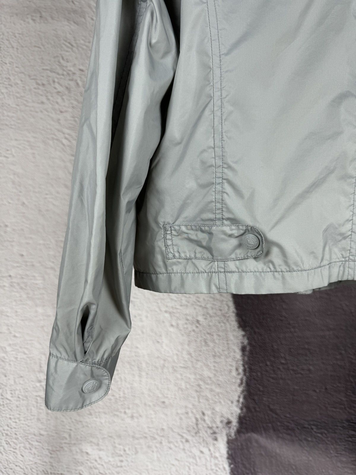 Armani ARMANI JEANS N. Pro Garment grey nylon coach jacket Size US S / EU 44-46 / 1 - 16 Thumbnail
