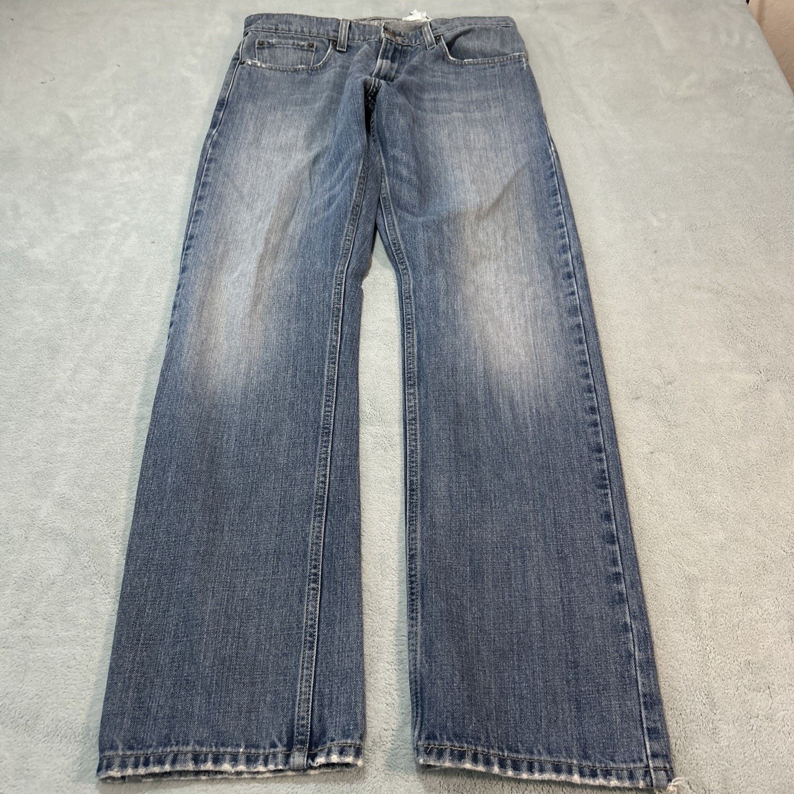 Levi's Y2k Levis Rare Sample Pair Unfinished Jeans 32x32Vintage Size US 32 / EU 48 - 1 Thumbnail