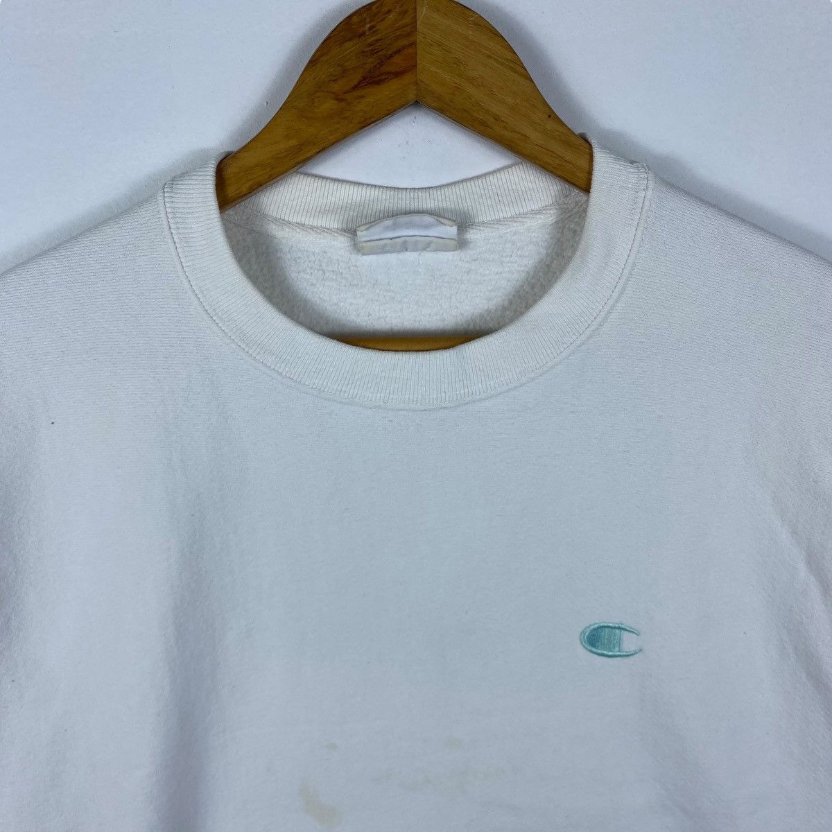 Champion × Vintage Vintage 00's CHAMPION Reverse Weave Small Logo Crewneck Size US L / EU 52-54 / 3 - 2 Thumbnail