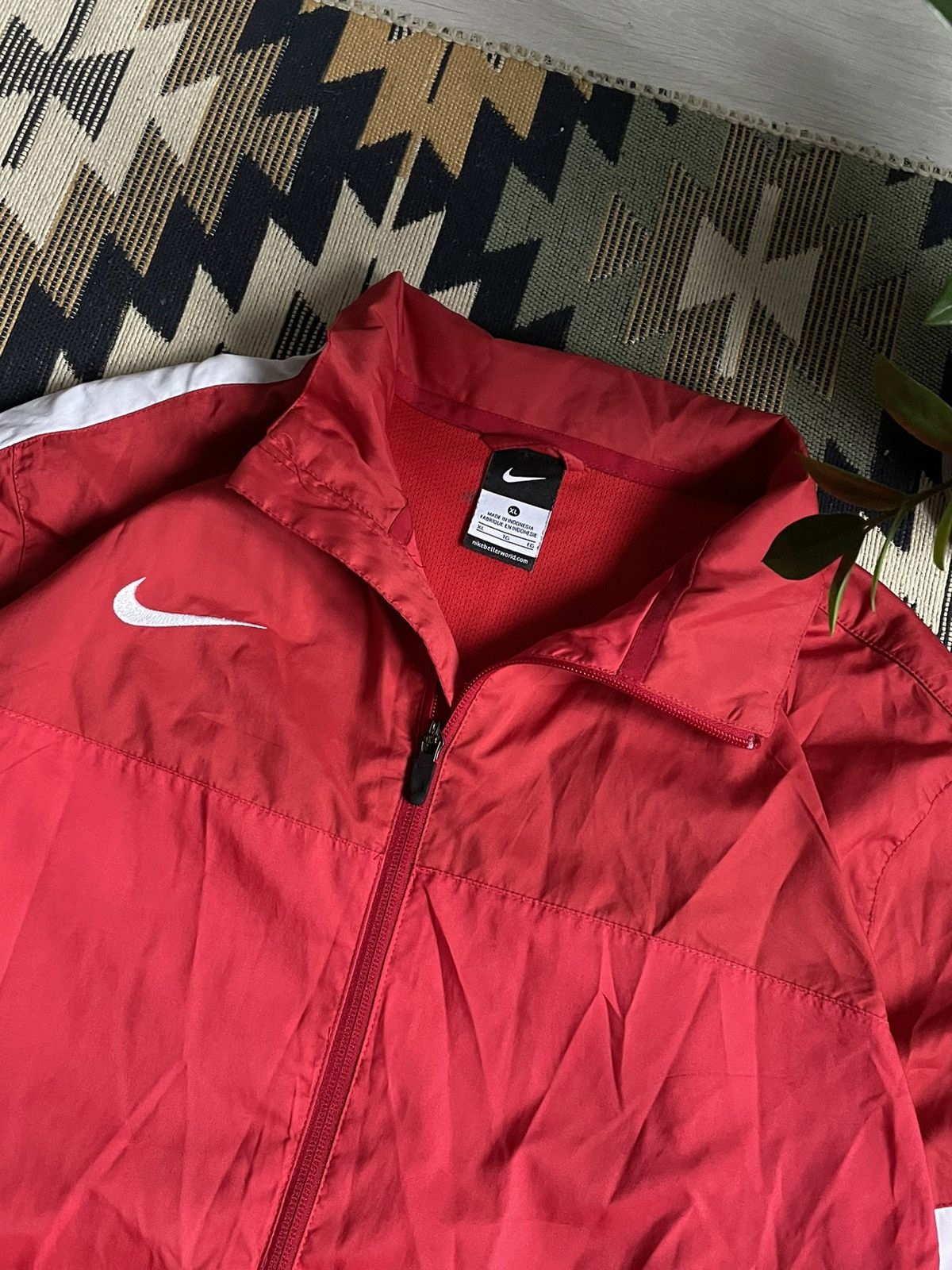 Nike × Vintage Nike Nylon Swoosh Track Jacket Size US XL / EU 56 / 4 - 6 Thumbnail