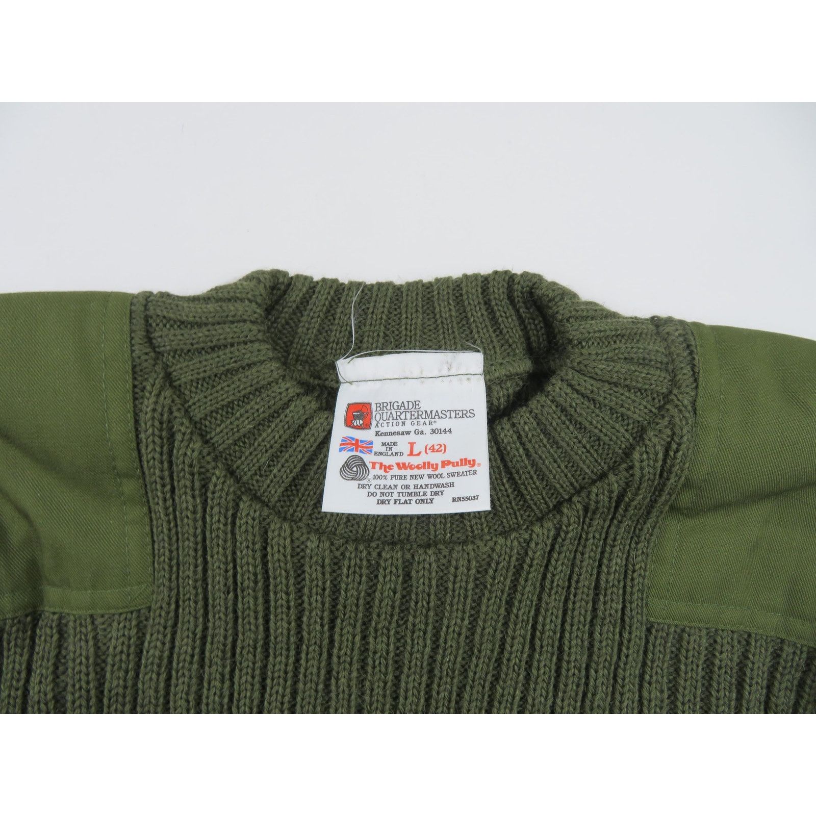 Other Brigade Quartermasters Commando Sweater The Wooly Pully L 42 Size US L / EU 52-54 / 3 - 4 Thumbnail