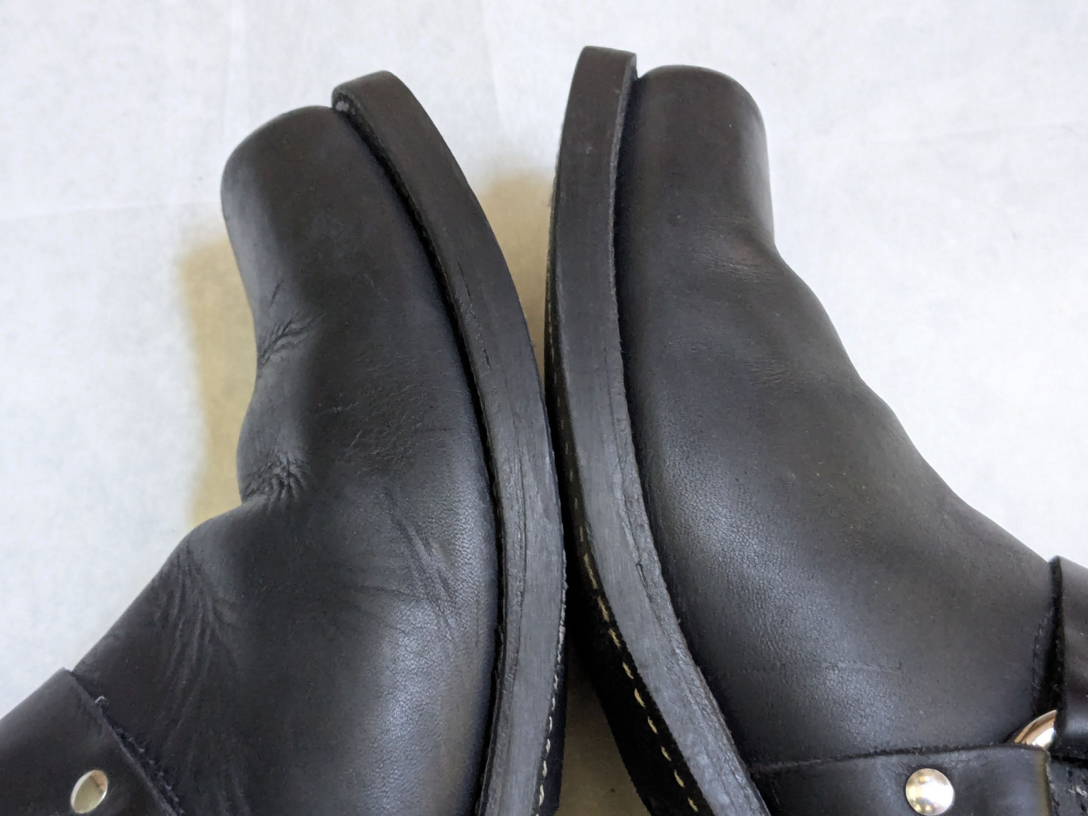 Frye Frye Harness Black Leather 10 M Strap Size US 10 / EU 43 - 8 Thumbnail