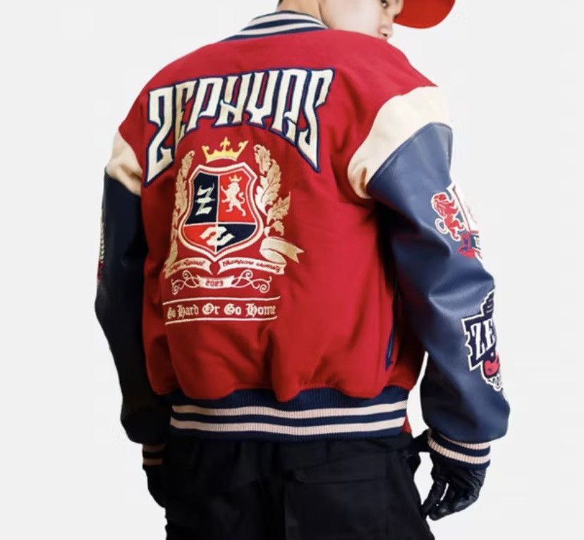 Other Varsity jacket skull maroon streetwear Size US M / EU 48-50 / 2 - 4 Thumbnail