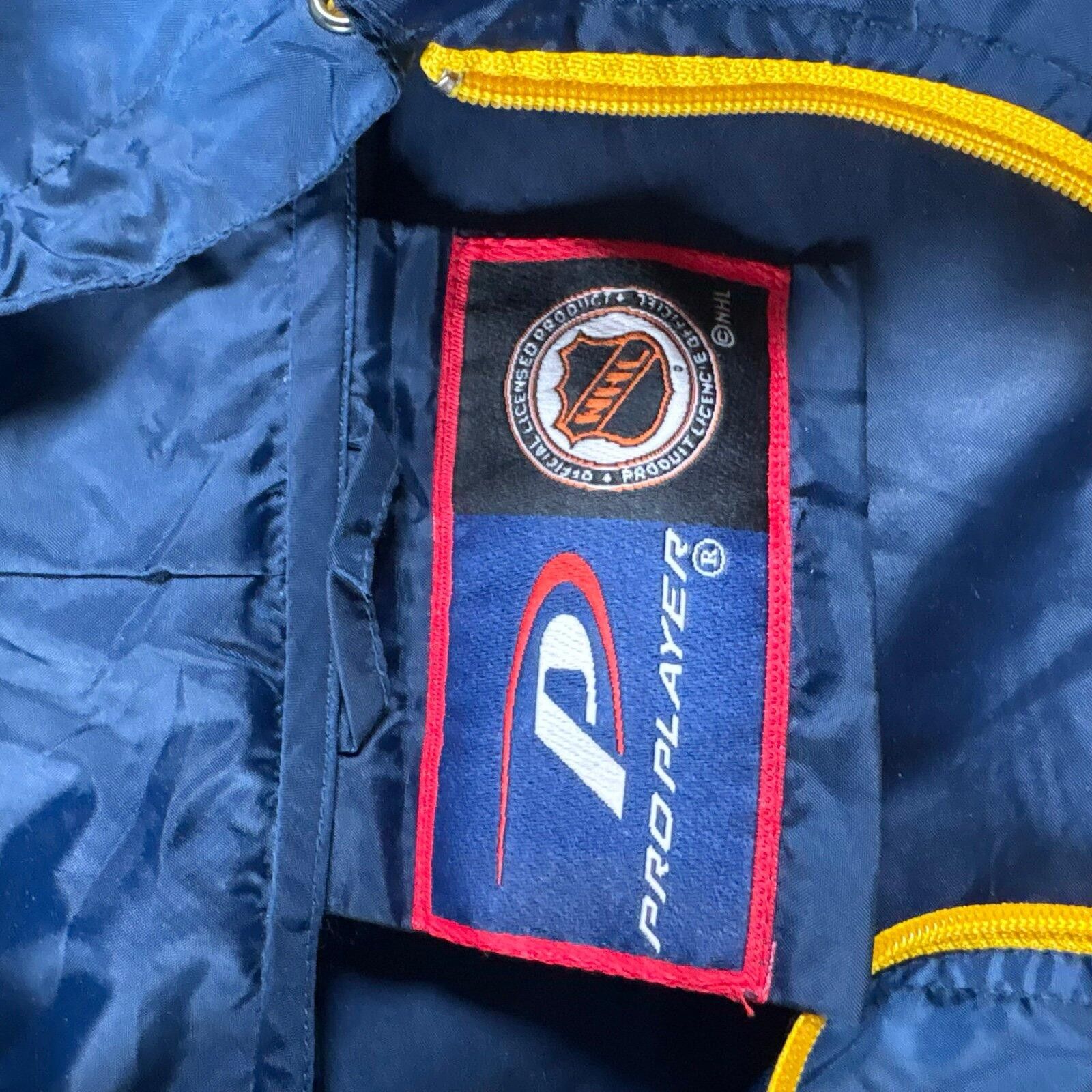 Pro Player Vintage 90s Nashville Preds windbreaker Jacket Size US L / EU 52-54 / 3 - 2 Thumbnail