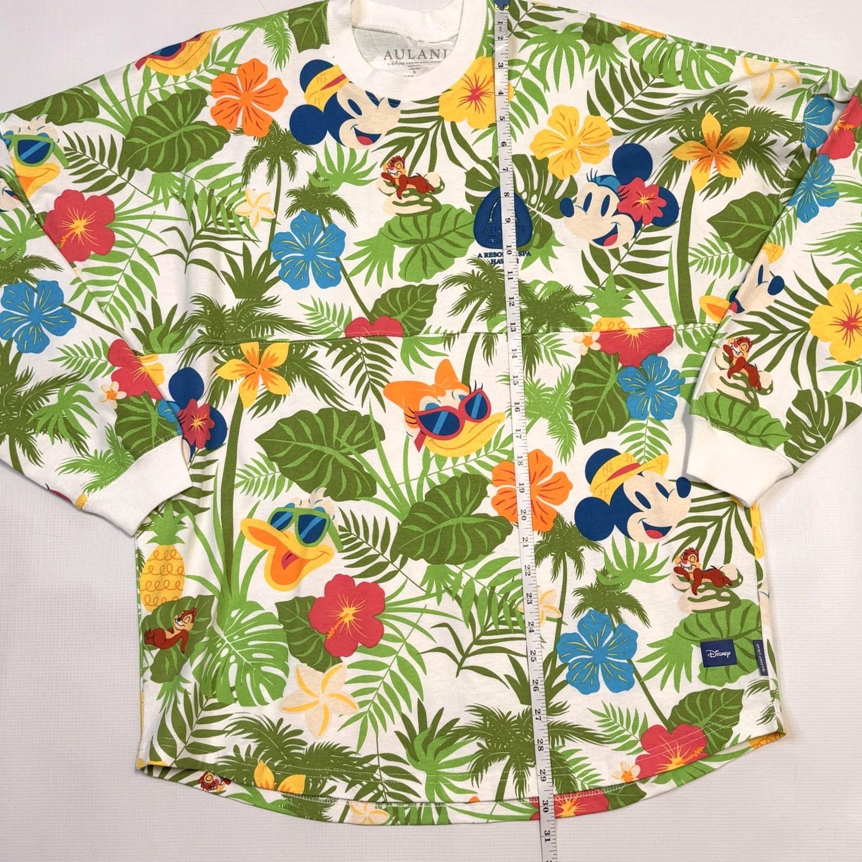 Disney Disney Aulani Resort Hawaii Spirit Jersey Shirt Medium Hibiscus Palm Leaves Size US M / EU 48-50 / 2 - 4 Thumbnail