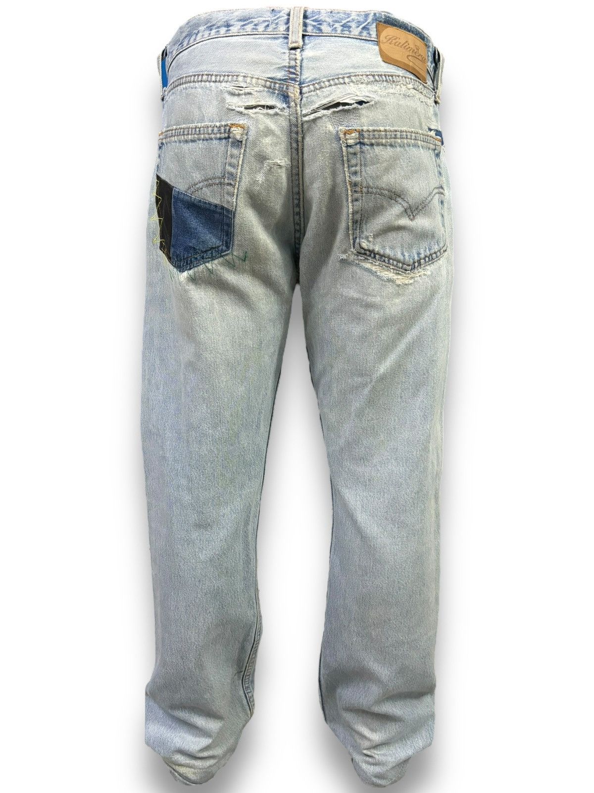 Kapital Vintage Levis 501 Patchwork Jeans Reconstructed by Kalimera Size US 32 / EU 48 - 4 Thumbnail