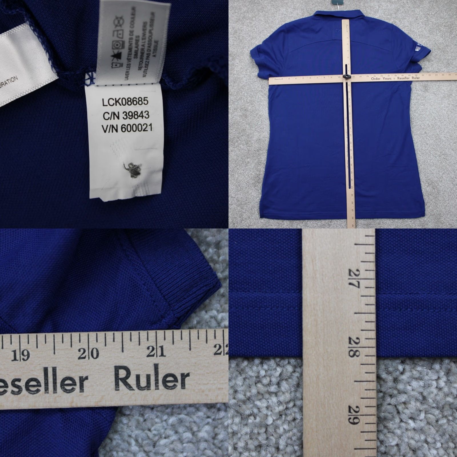Cutter & Buck Cutter & Buck Polo Shirt Womens XL Blue NWT CB DryTec Cotton+ S/S Pullover Polo Size XL / US 12-14 / IT 48-50 - 9 Thumbnail
