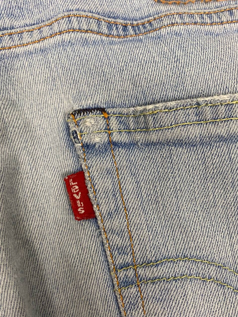 Levi's levis 511 skinny lightwash distressed denim Size US 32 / EU 48 - 5 Thumbnail