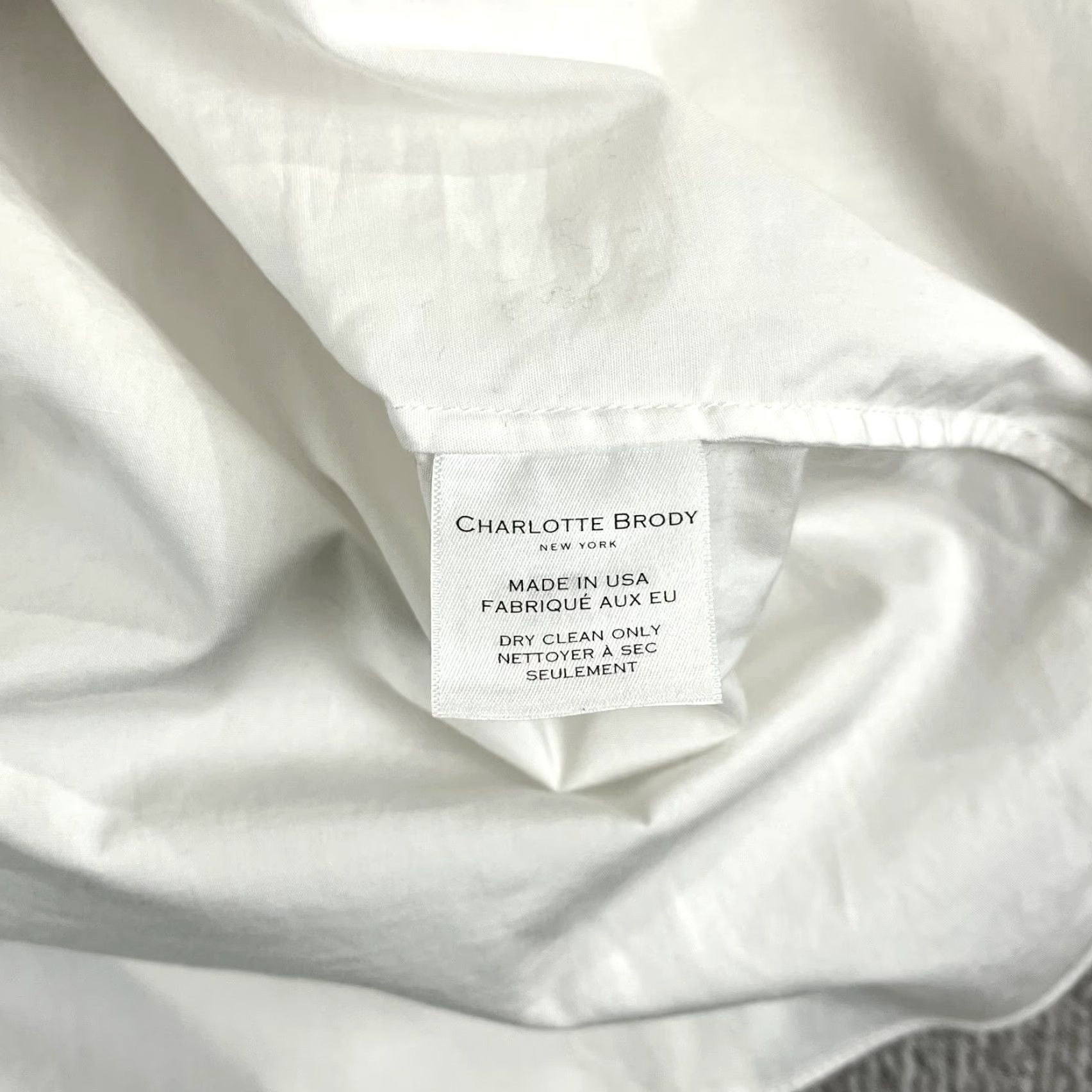 Bell CHARLOTTE BRODY Top Womens Small White Blouse Shirt Bell Sleeve Pullover Size S / US 4 / IT 40 - 6 Thumbnail