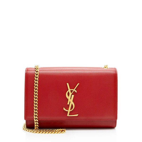 Saint Laurent Paris o1s1wg111024 Size: OS / Kate Small Leather Bag in Red Size ONE SIZE - 1 Thumbnail