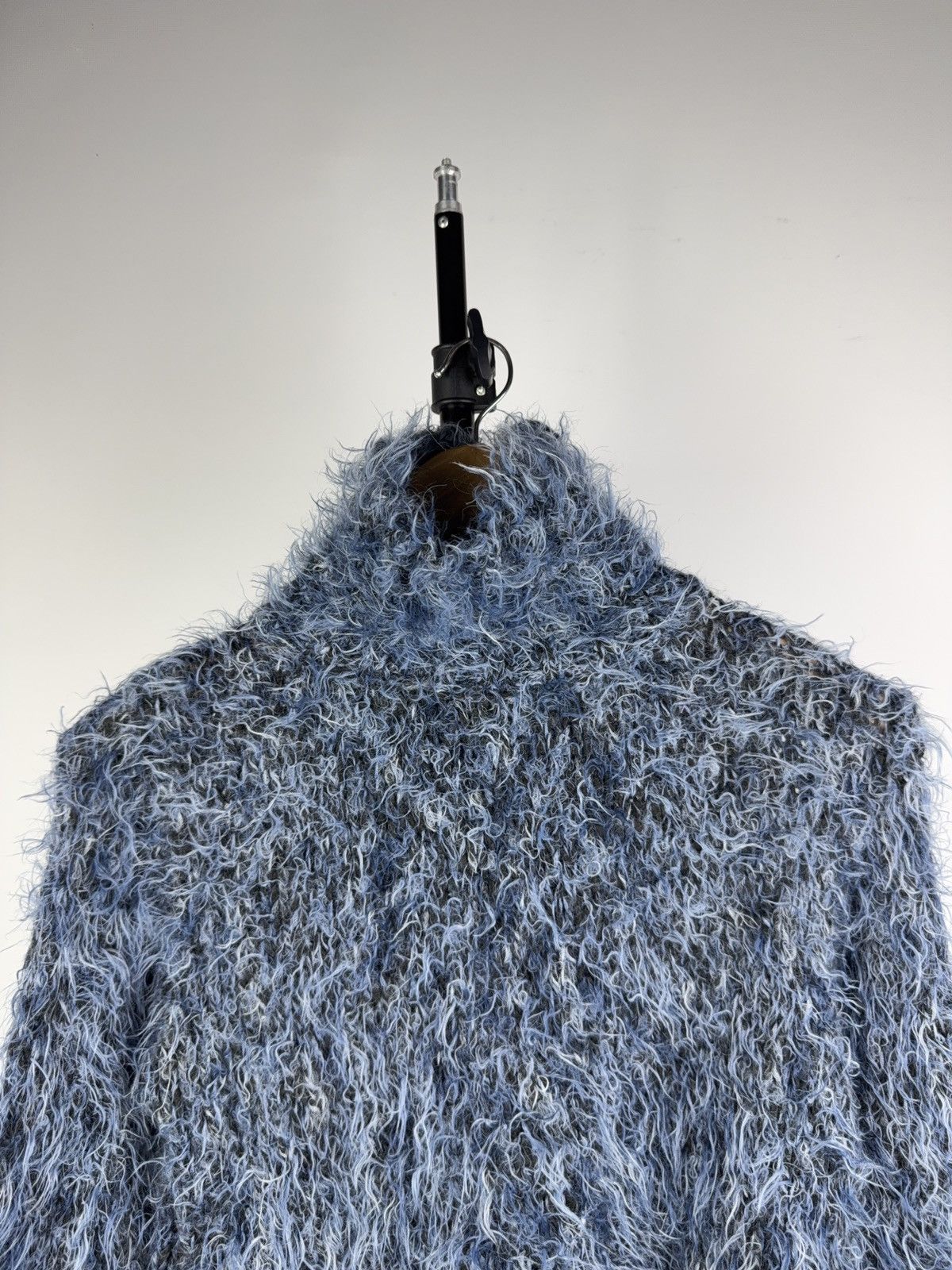 Vintage Retro Fuzzy Mohair Sweater Avant Garde Japanese style Y2K Size M / US 6-8 / IT 42-44 - 2 Thumbnail