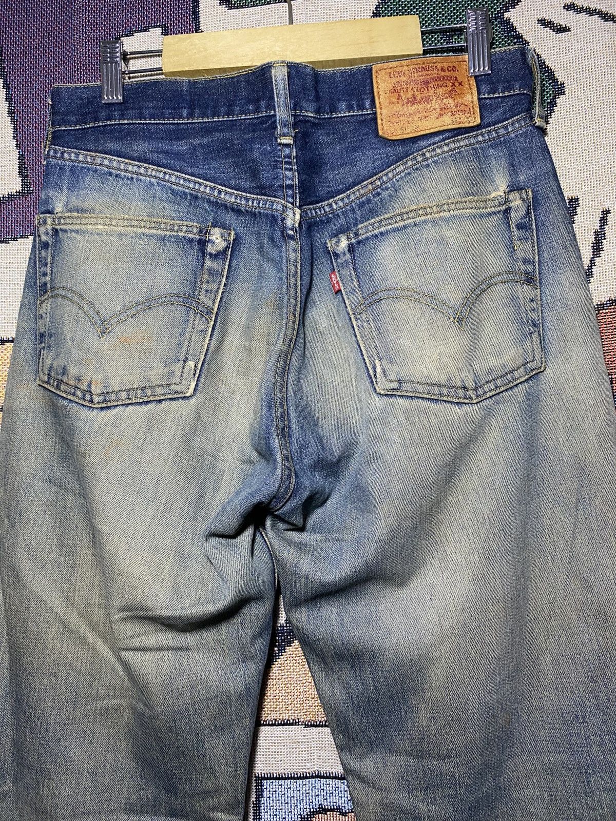 Levi's Vintage Clothing Levi's Sunfaded Jeans Denim Vintage Selvedge Size US 30 / EU 46 - 5 Thumbnail
