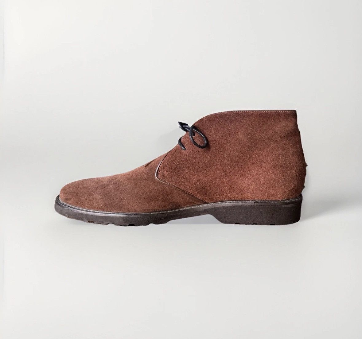 Bruno Magli Bruno Magli Suede Chukka Boots – Italy – Rust Brown – 11 Size US 11 / EU 44 - 3 Thumbnail