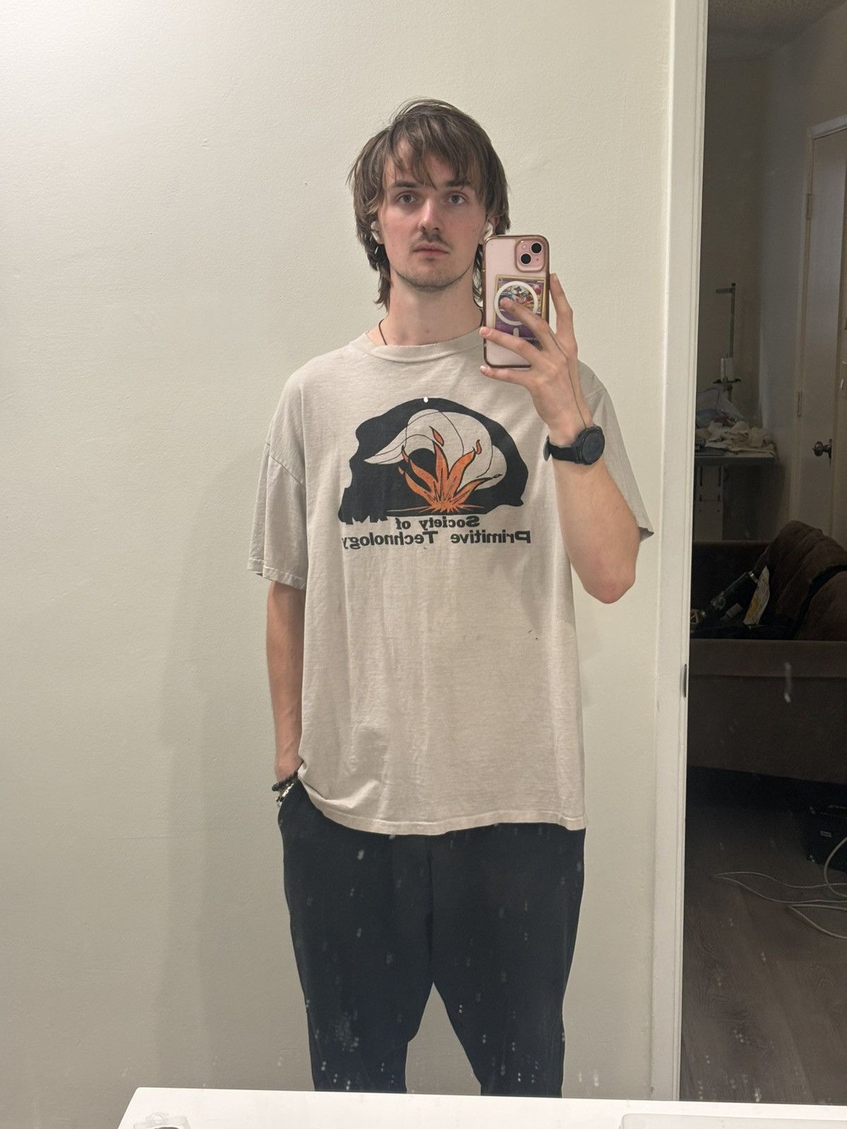 Vintage Men’s XXL white Vintage Primitive Technology tee Size US XXL / EU 58 / 5 - 1 Thumbnail