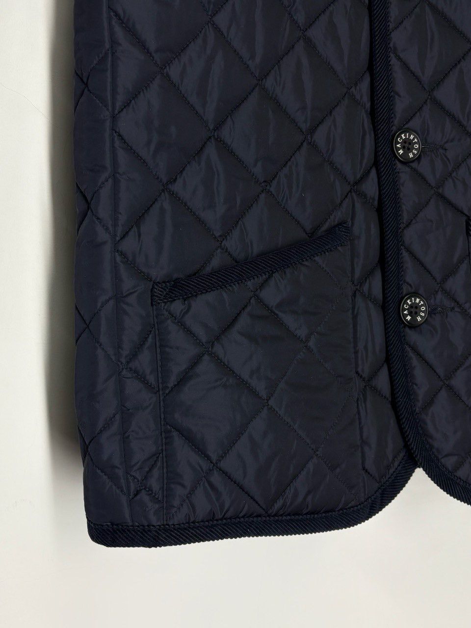 Mackintosh Vintage Mackintosh Navy Quilted Button Jacket Size US S / EU 44-46 / 1 - 5 Thumbnail