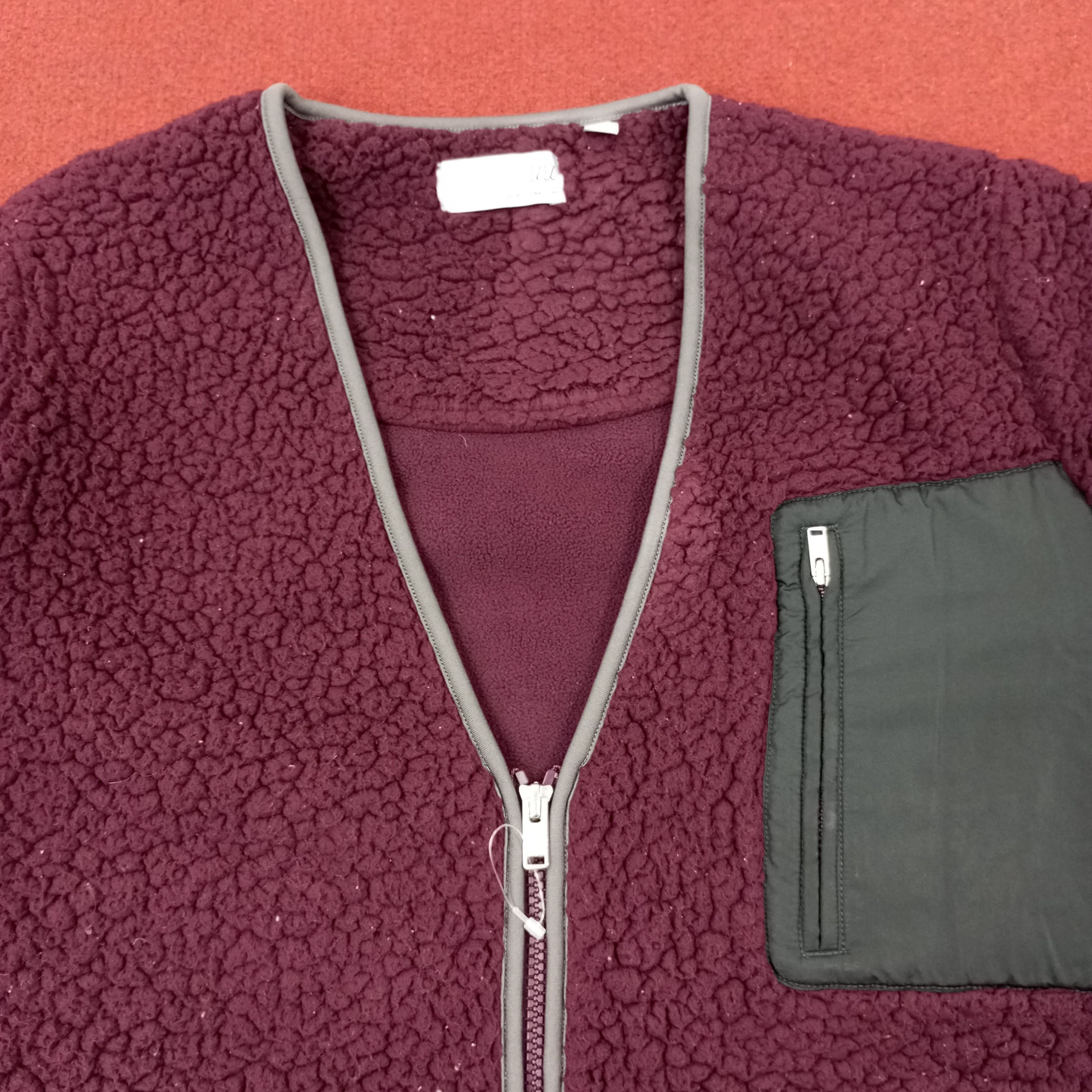 Japanese Brand Uniqlo Undercover Fashion Custom Art Sherpa Jacket c216n7 Size US L / EU 52-54 / 3 - 4 Thumbnail