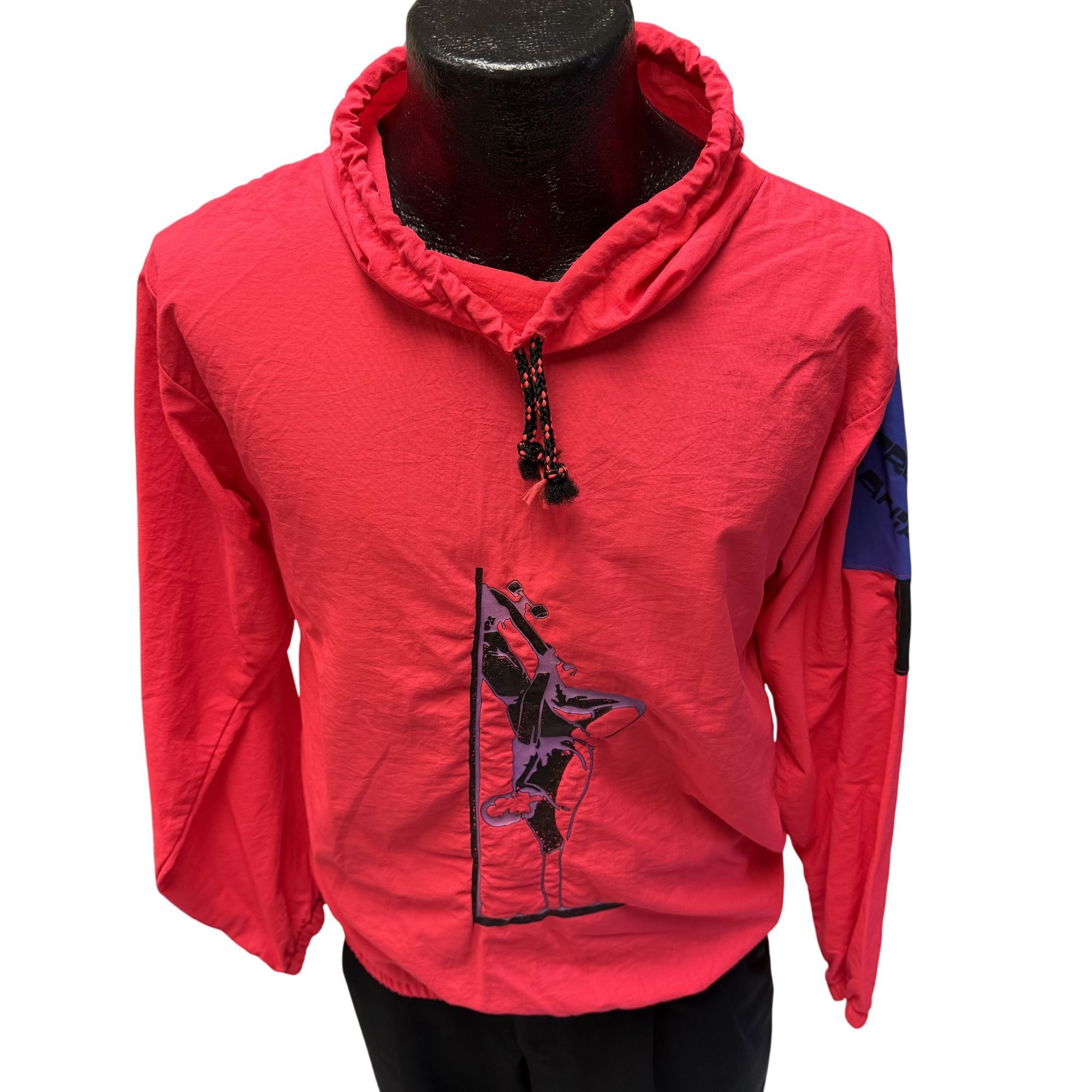 Other 90's NEON Windbreaker SKATER Skateboarding Handplant Jacket Size US XL / EU 56 / 4 - 4 Thumbnail