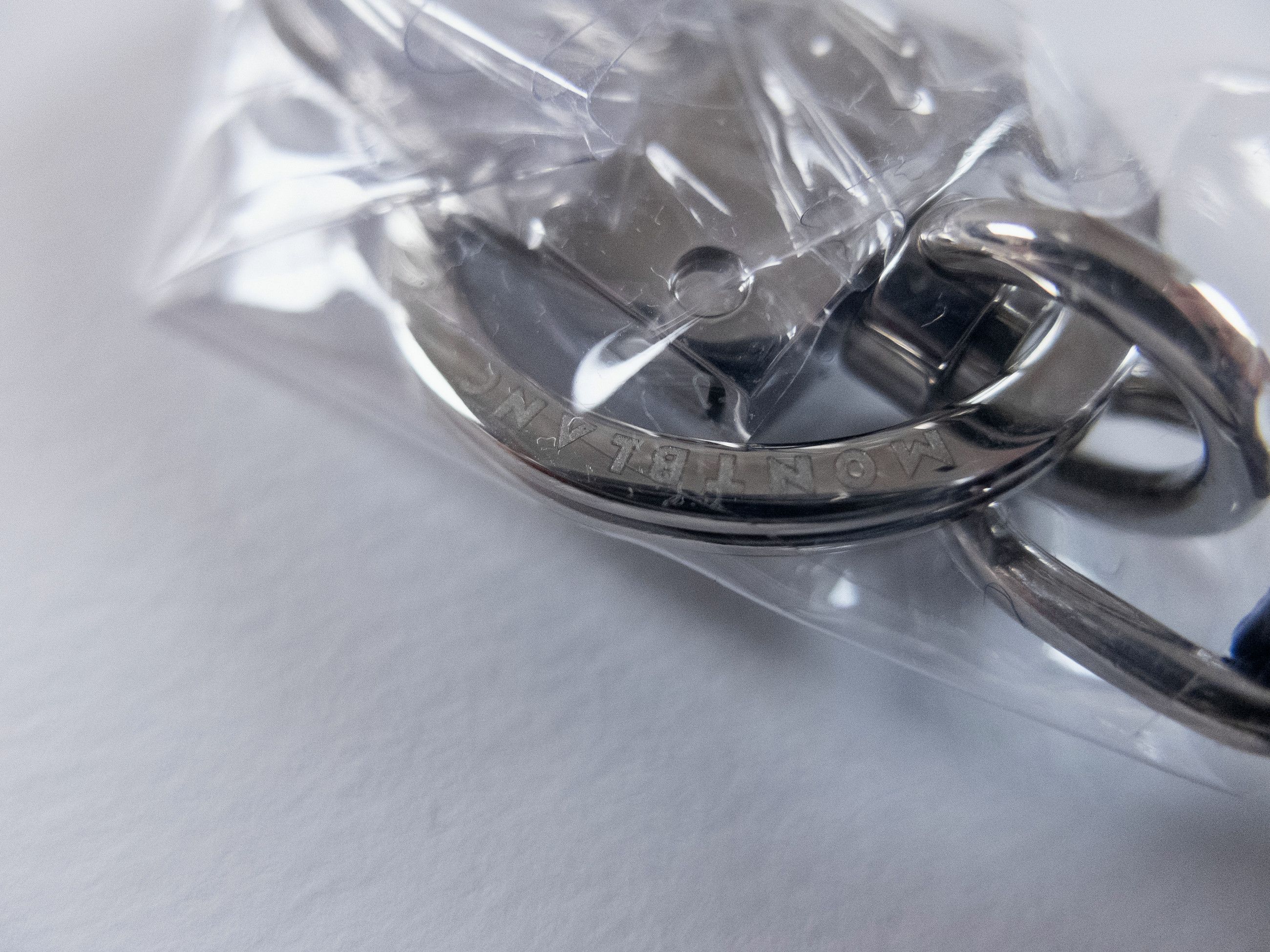 Montblanc MONTBLANC Meisterstück blue black UFO leather keyring q Size ONE SIZE - 6 Thumbnail