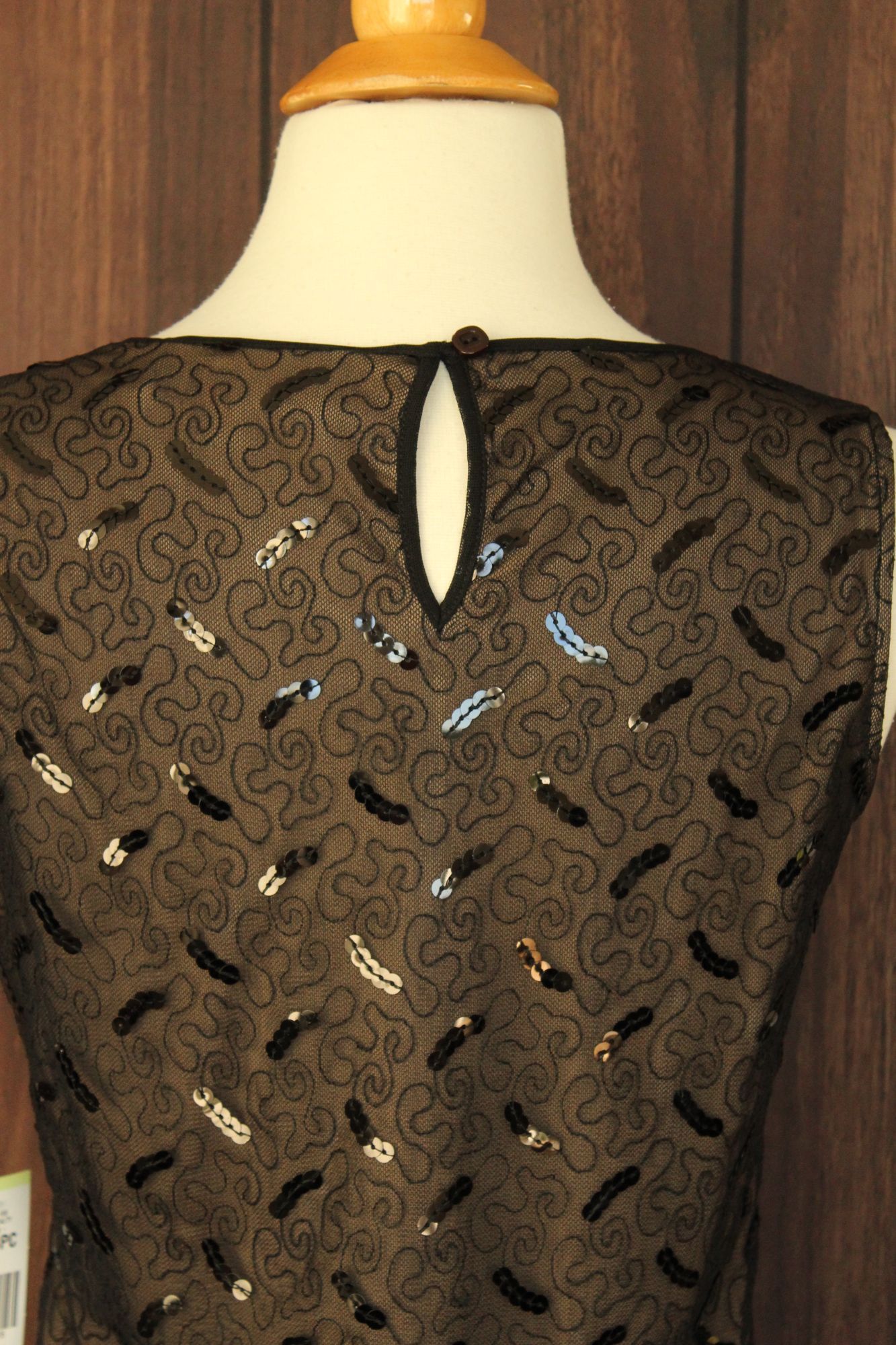 Jones New York Jones New York Womens Top, New with Tags Black over Beige, S Size S / US 4 / IT 40 - 11 Thumbnail
