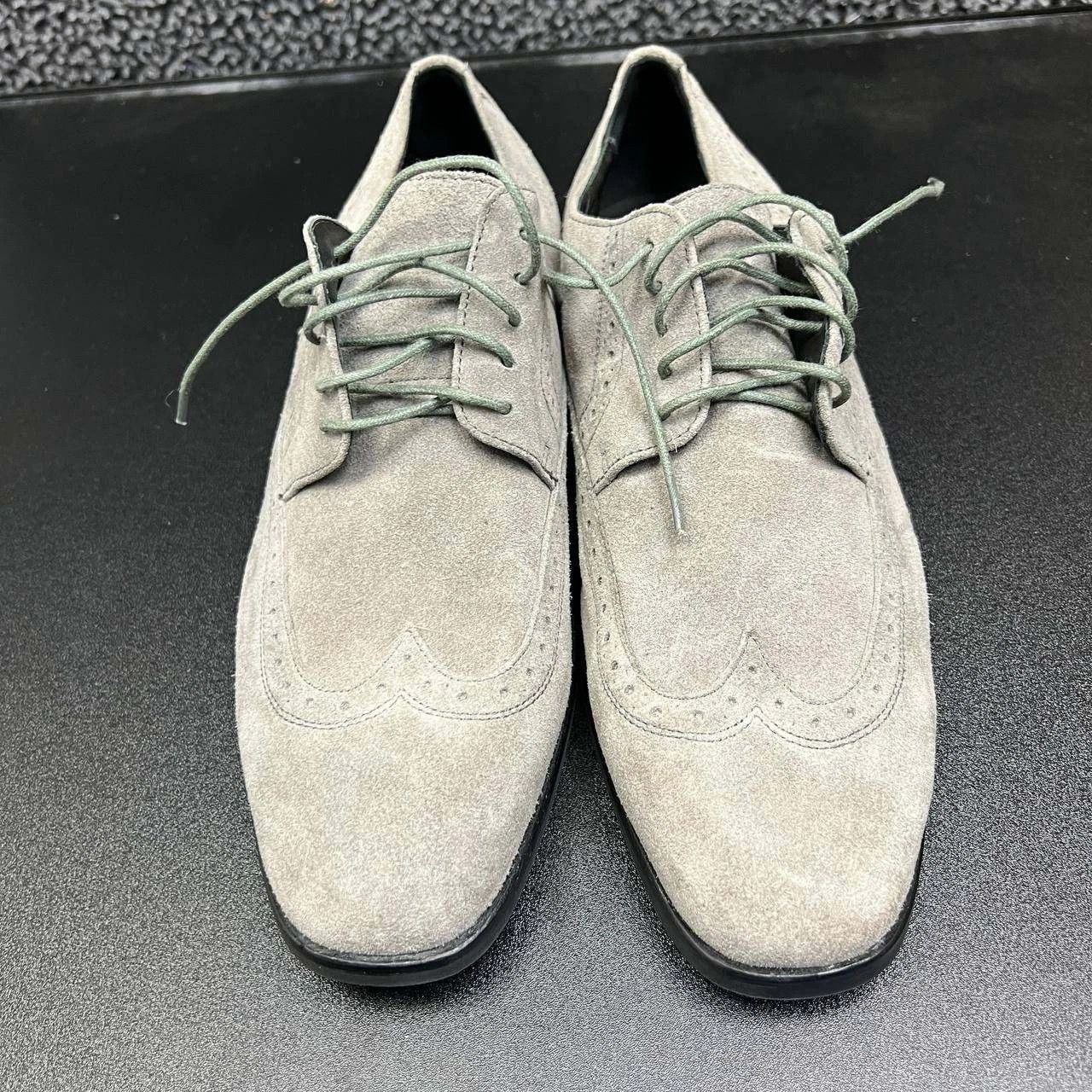 Hugo Boss Hugo Boss Dress Shoes Men 8 Suede Derby Lace-Up 50211002 Size US 8 / EU 41 - 2 Thumbnail