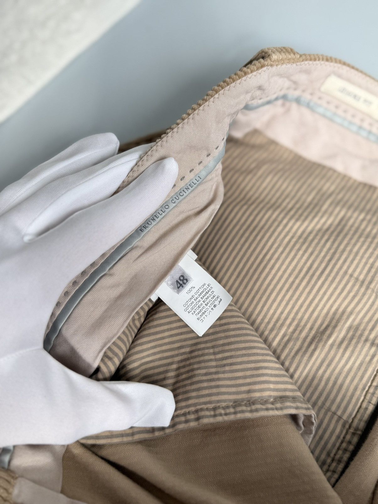 Brunello Cucinelli Brunello Cucinelli Corduroy Leisure Fit Cargo Pants Size US 32 / EU 48 - 20 Thumbnail
