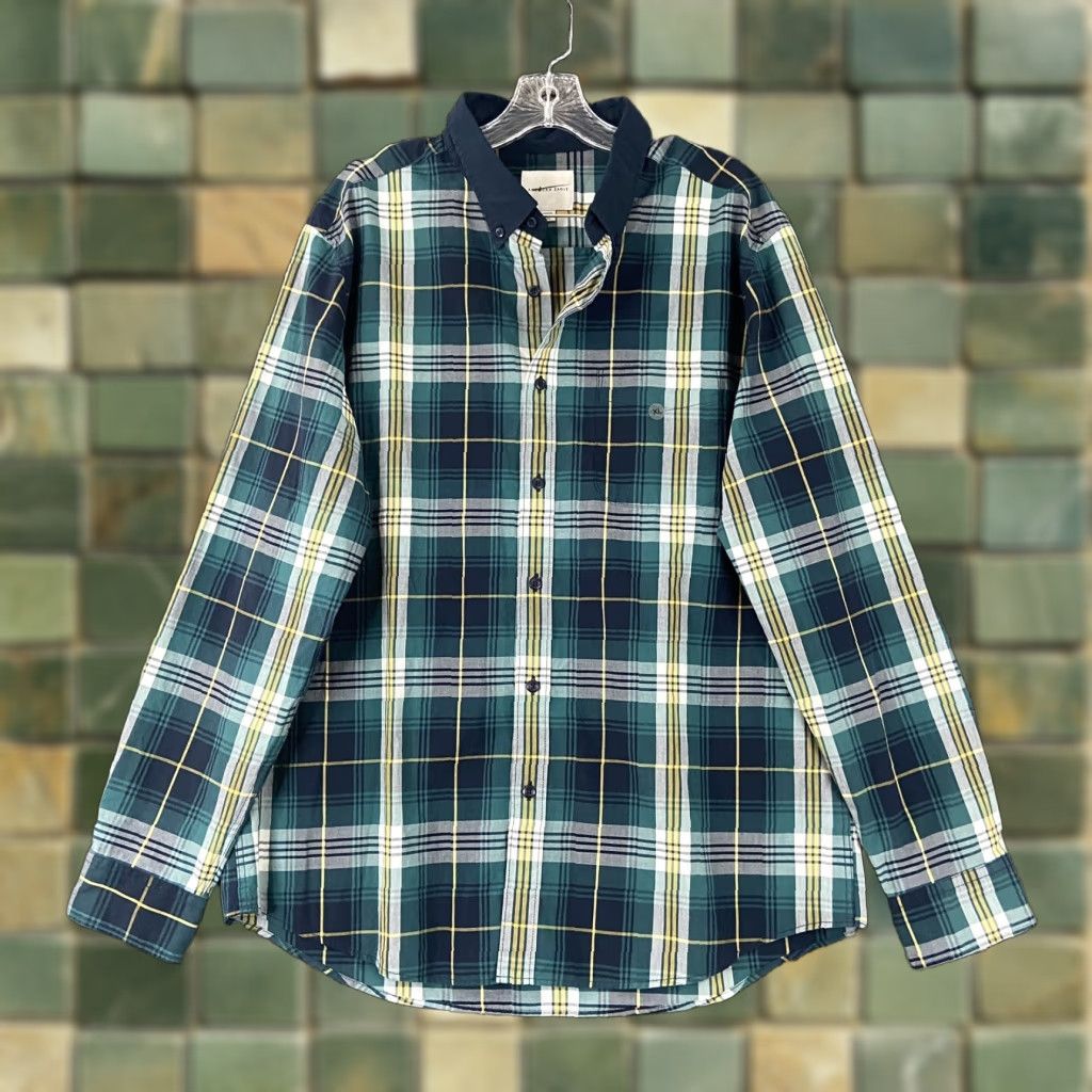 American Eagle Outfitters American Eagle Outfitters Plaid Shirt Men's XL Multicolor Long Sleeve Button-Front Mens Size US XL / EU 56 / 4 - 1 Thumbnail