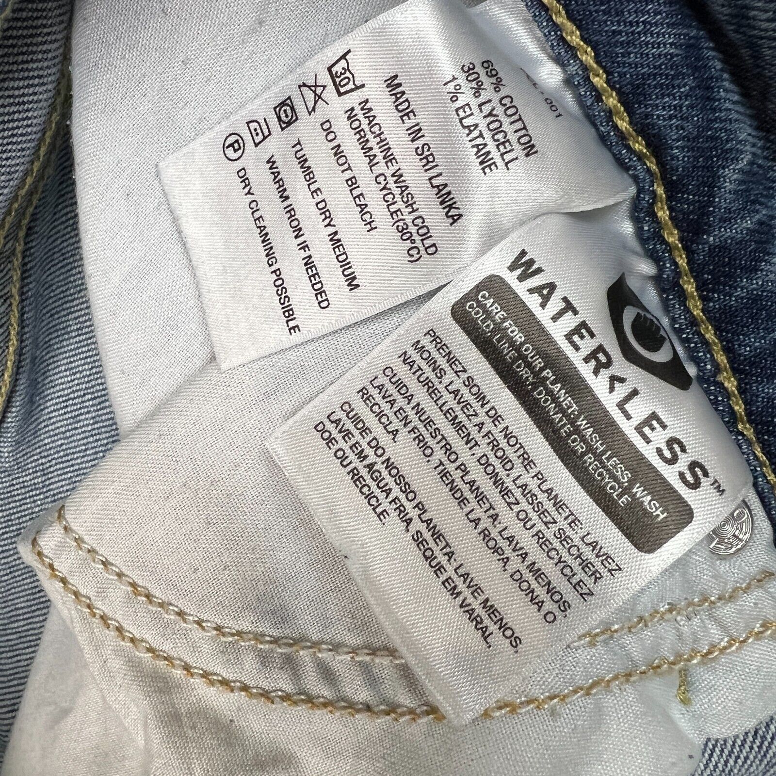 Levi's × Vintage Levi's x Deepika Padukone Jeans 32x30 Wide Leg Denim Pant Size 32" / US 10 / IT 46 - 11 Thumbnail