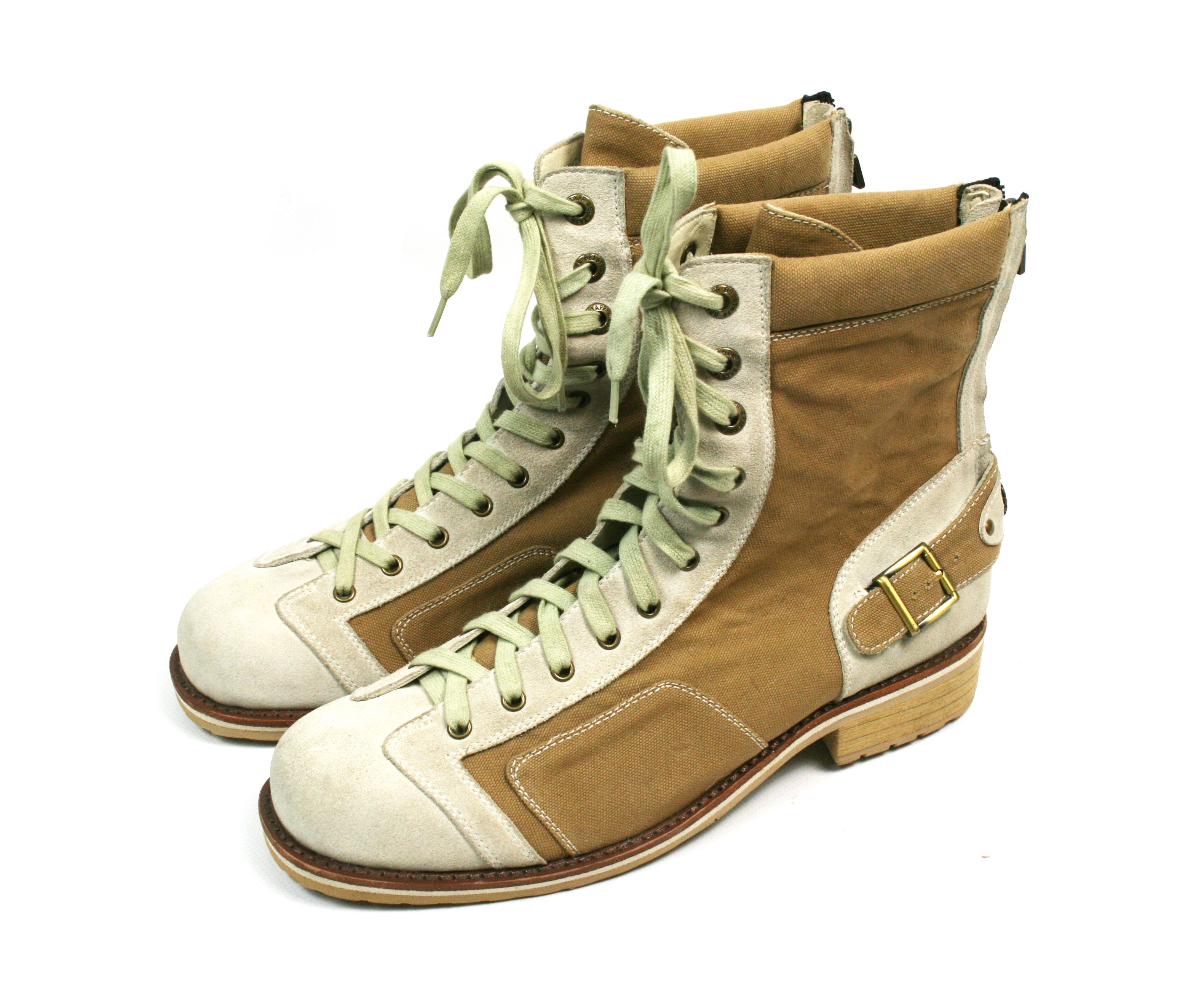 Belstaff Trialmaster Trooper Biker Combat Back Zip Boots Size US 9 / EU 42 - 2 Thumbnail