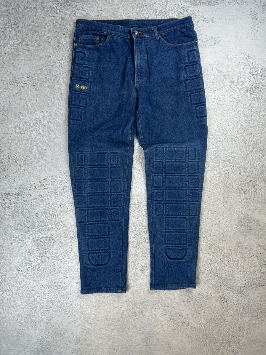 image of Vintage Moto Giali Pants Racing Special 1100 Kevlar Pro in Blue, Men's (Size 32)