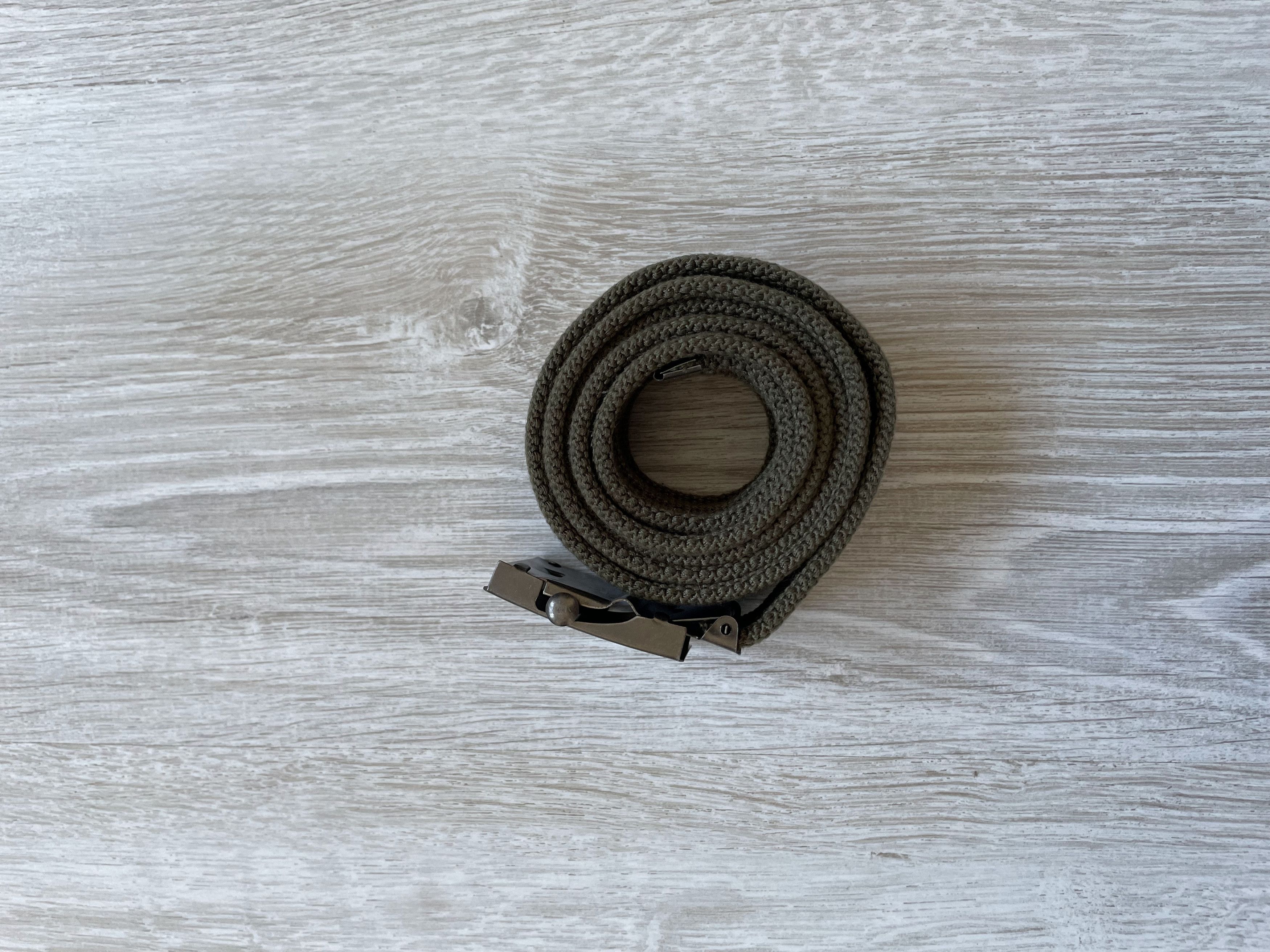Vintage Vintage Y2K Khaki Cotton Belt Size ONE SIZE - 3 Thumbnail