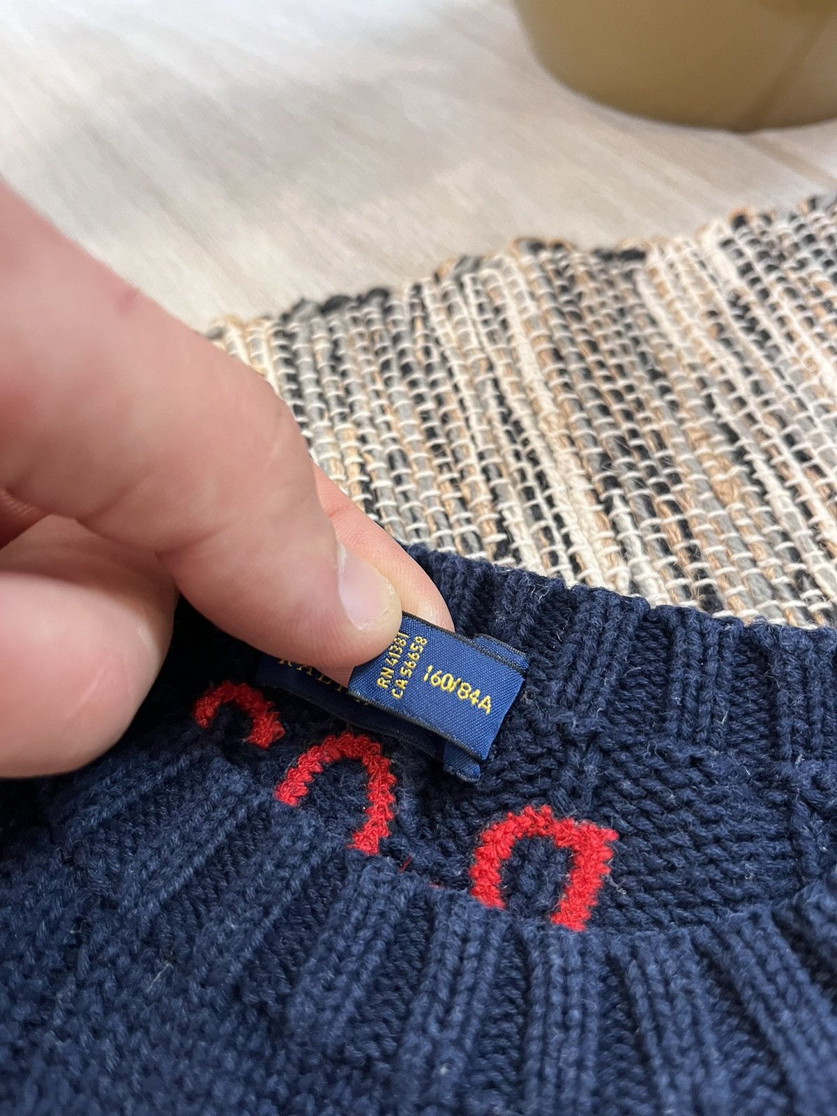 Polo Ralph Lauren × Vintage Polo Ralph Lauren Knit Cable Sweater RL-93 Size S / US 4 / IT 40 - 14 Thumbnail
