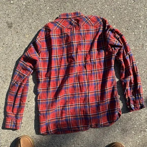 Timberland Timberland Red Plaid Long Sleeve Button Up Men's L Size US L / EU 52-54 / 3 - 6 Thumbnail
