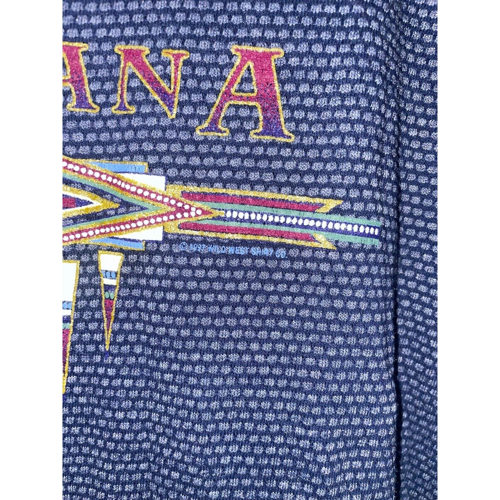 Vintage 90s Vintage Montana Shirt State Blue Graphic Tee VTG L Large Size US L / EU 52-54 / 3 - 5 Thumbnail