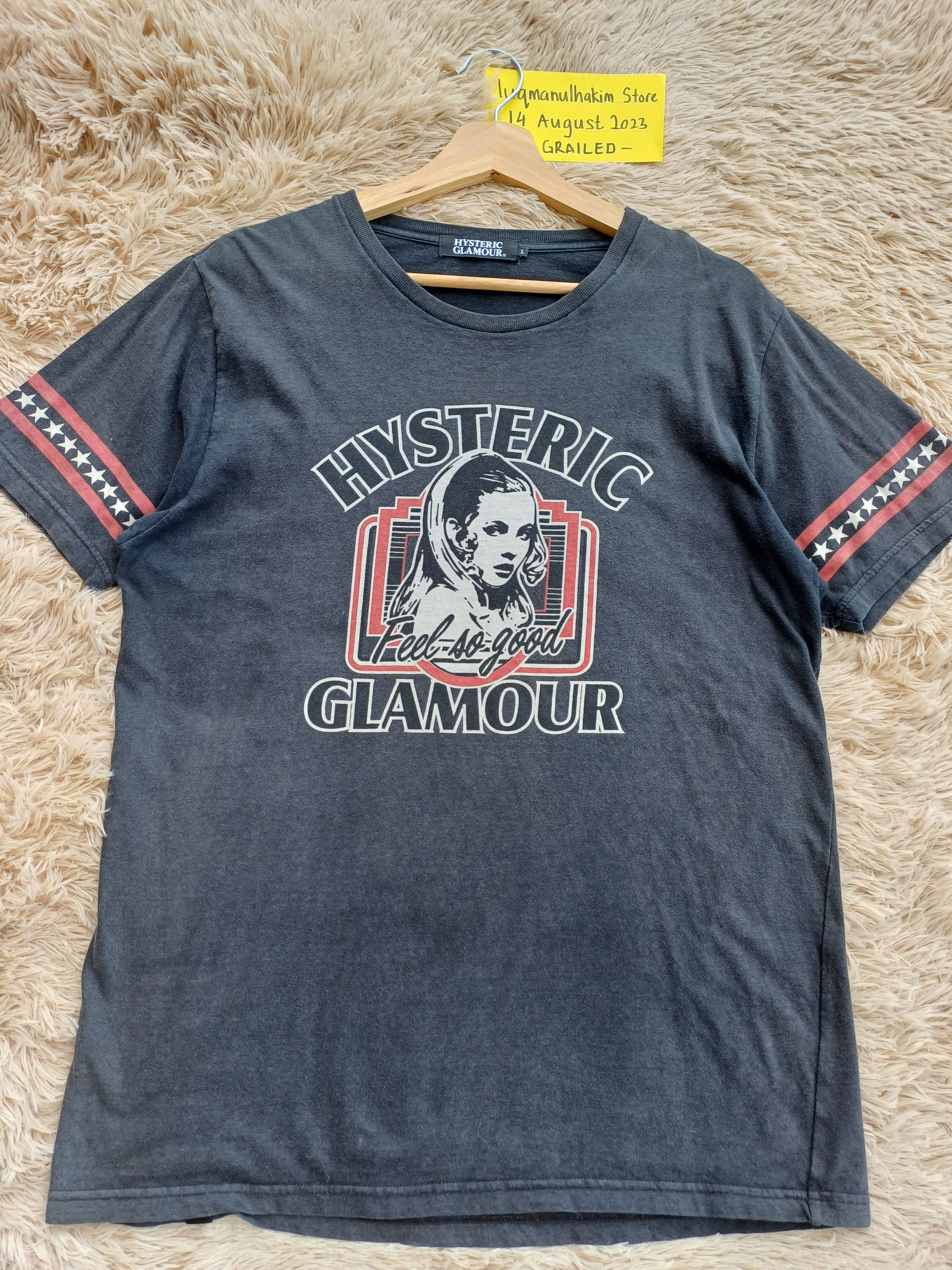 Hysteric Glamour Rare Vintage Hysteric Glamour Feel So Good Tshirt Size L / US 10 / IT 46 - 4 Thumbnail