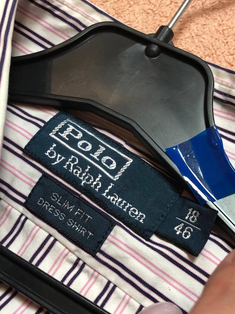Polo Ralph Lauren Polo Ralph Lauren Slim Fit Striped Button Up Shirt Size US XXL / EU 58 / 5 - 2 Thumbnail