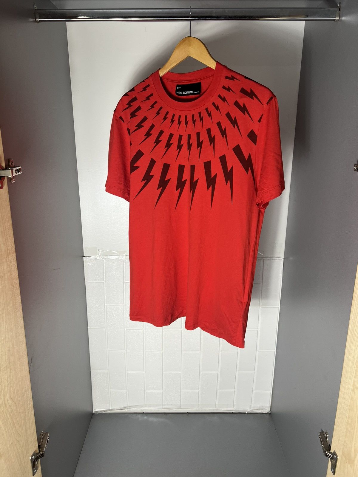 Neil Barrett NEIL BARRETT MILANO THUNDERBOLT PRINTED DESIGNER CASUAL Y2K Size US L / EU 52-54 / 3 - 2 Thumbnail